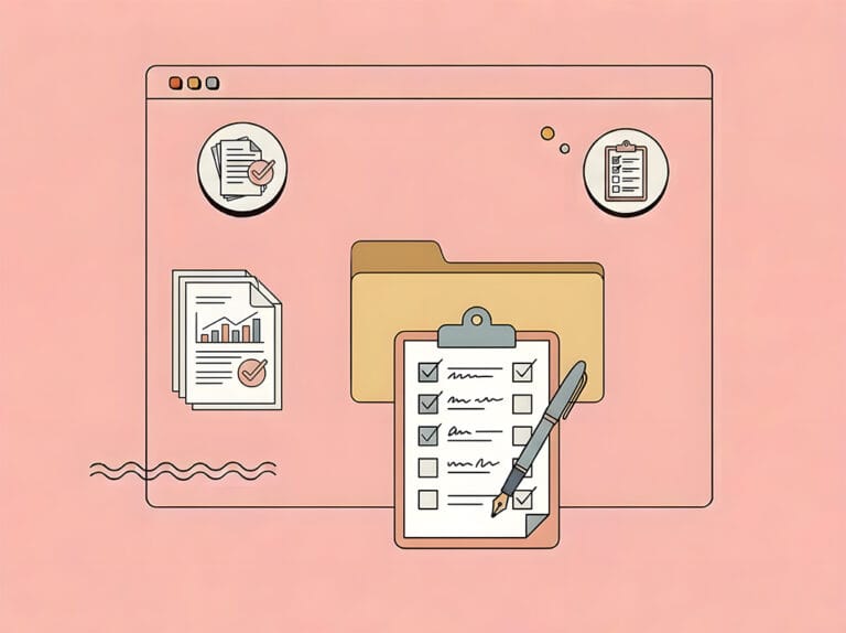 Beställningsunderlag illustration för webbplats